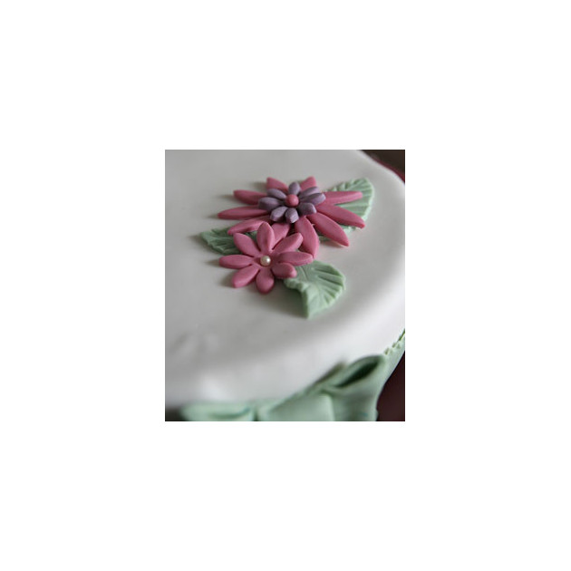 Presentation des Fleurs en Pate a Sucre Scracooking Presentation des Fleurs en Pate a Sucre Scracooking