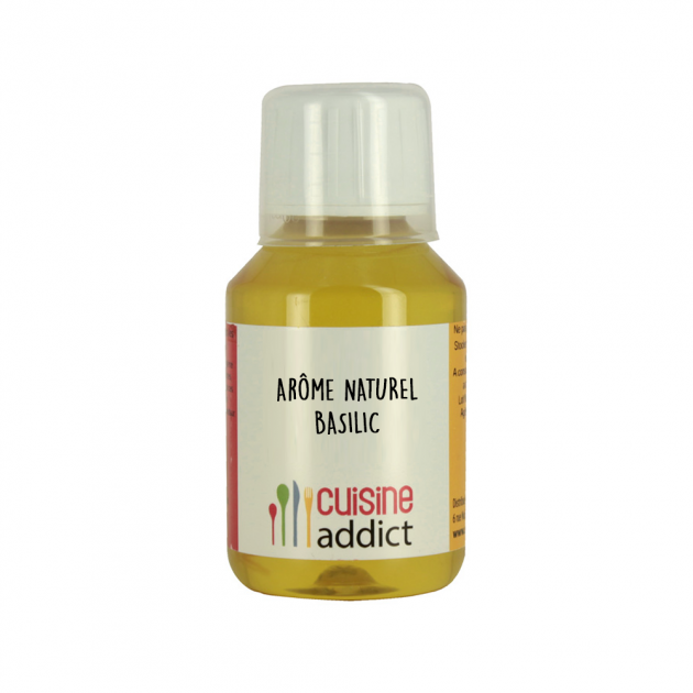 Arome alimentaire Naturel Basilic 115ml Cuisineaddict