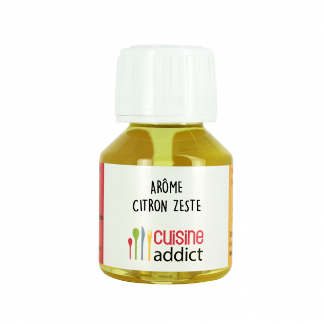 Arôme Alimentaire Citron Zeste 58 ml Cuisineaddict