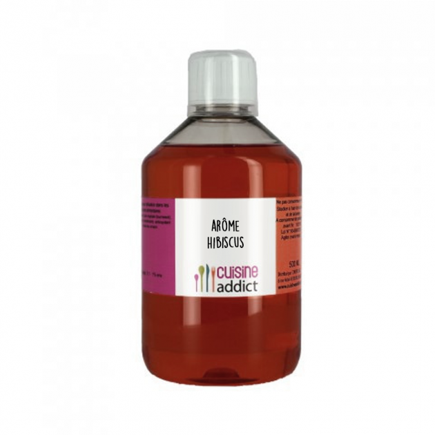 Arôme Alimentaire Hibiscus 500 ml Cuisineaddict