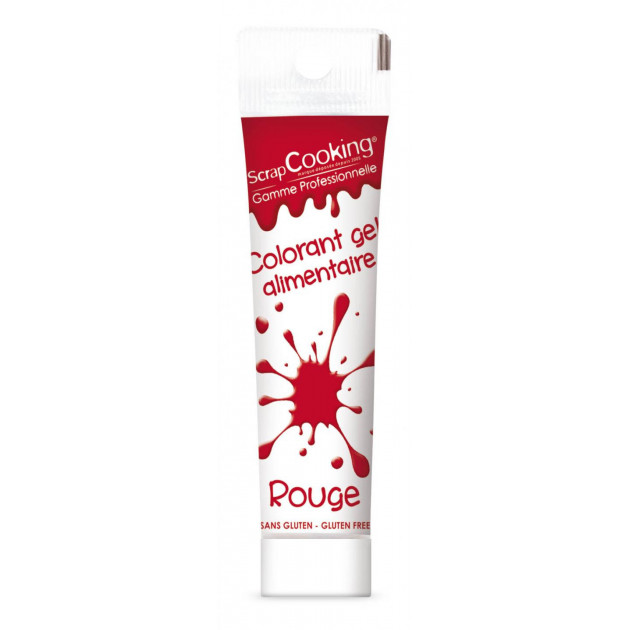 Colorant Gel Alimentaire Rouge 20g Scrapcooking