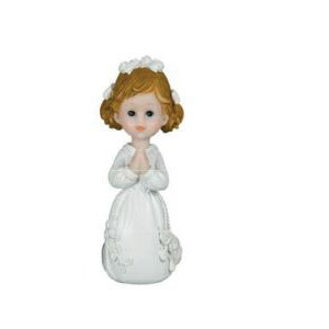 FIN DE SERIE Sujet Communion Fille à genoux 9 cm FIN DE SERIE Sujet Communion Fille à genoux 9 cm