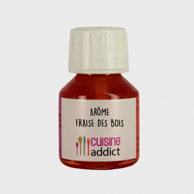 Arôme Alimentaire Fraise des Bois 58 ml Cuisineaddict