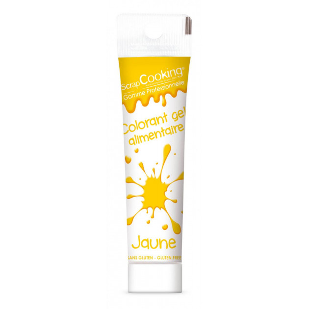 Colorant Gel Alimentaire Jaune 20g Scrapcooking