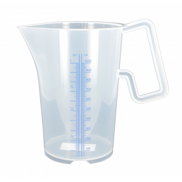 Verre doseur gradué pour cuisine - Verre doseur - 500 ml - Pour cuisine,  bar, restaurant, liquide - Outil de mesure