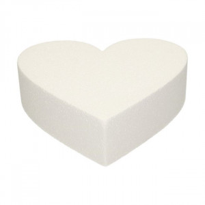 Support Polystyrène Cœur Ø 25 cm H 7 cm Funcakes Support Polystyrène Cœur Ø 25 cm H 7 cm Funcakes