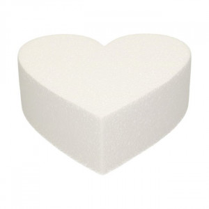 Support Polystyrène Cœur Ø 20 cm H 7 cm Funcakes Support Polystyrène Cœur Ø 20 cm H 7 cm Funcakes