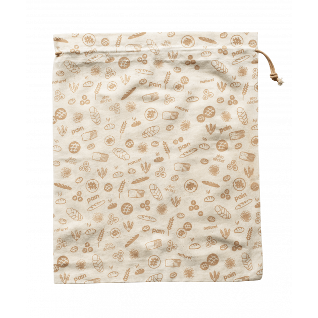 Sac à Vrac Coton Bio Brun 50 x 45 cm Pebbly