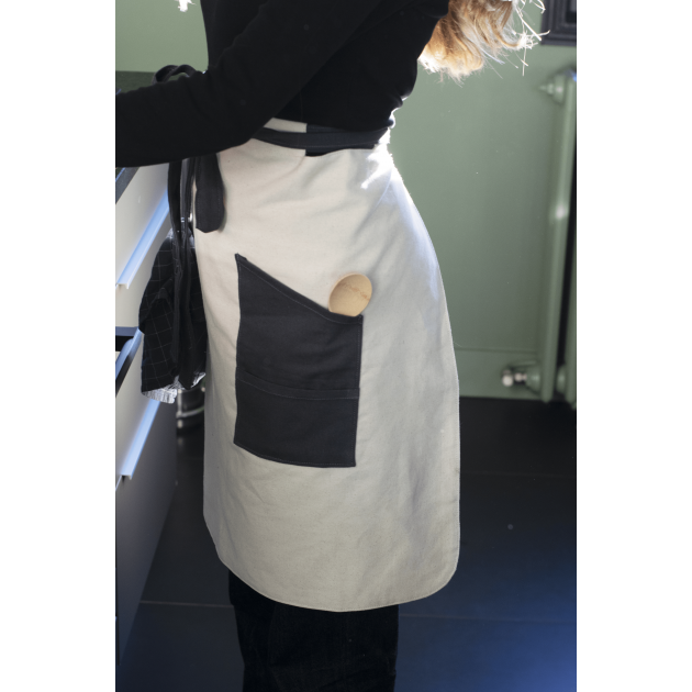 Tablier de cuisine blanc