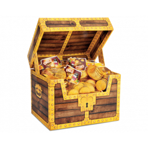 Coffret 24 cm 80 Filets de Pièces en Chocolat 30g Chocomonnaie Coffret 24 cm 80 Filets de Pièces en Chocolat 30g Chocomonnaie