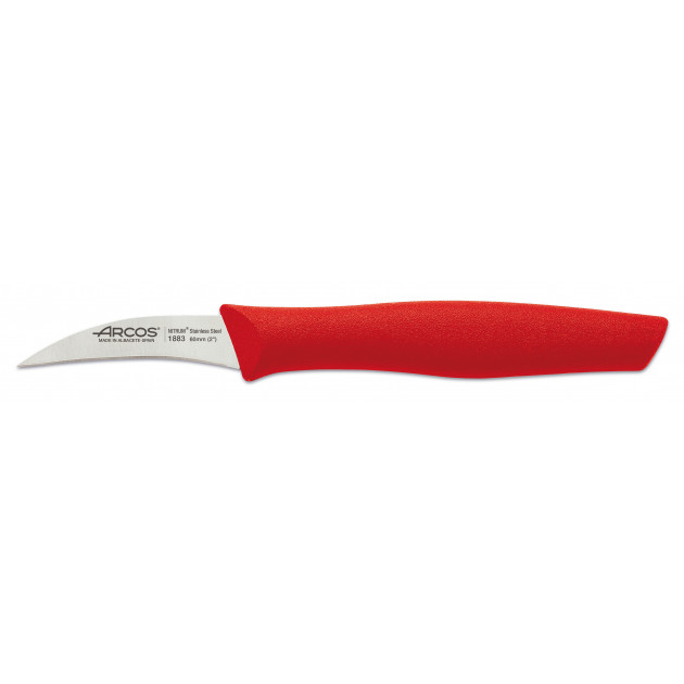 Couteau d'Office Inox 6 cm Rouge Arcos NOVA