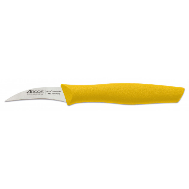 Couteau d'Office Inox 6 cm Jaune Arcos NOVA