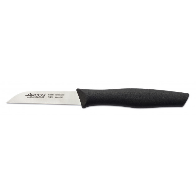 Couteau d'Office Inox 8 cm Noir Arcos NOVA :achat, vente - Cuisine