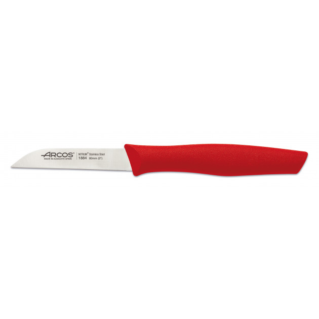 Couteau d'Office Inox 8 cm Rouge Arcos NOVA