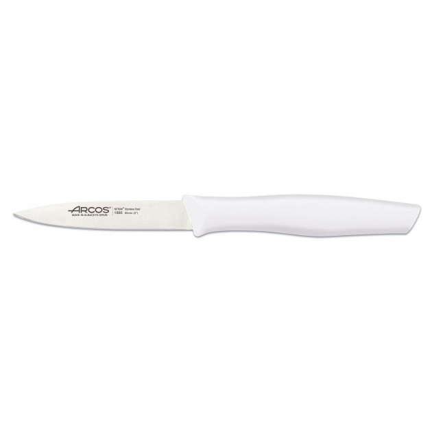 Couteau d'Office Inox 8,5 cm Blanc Arcos NOVA