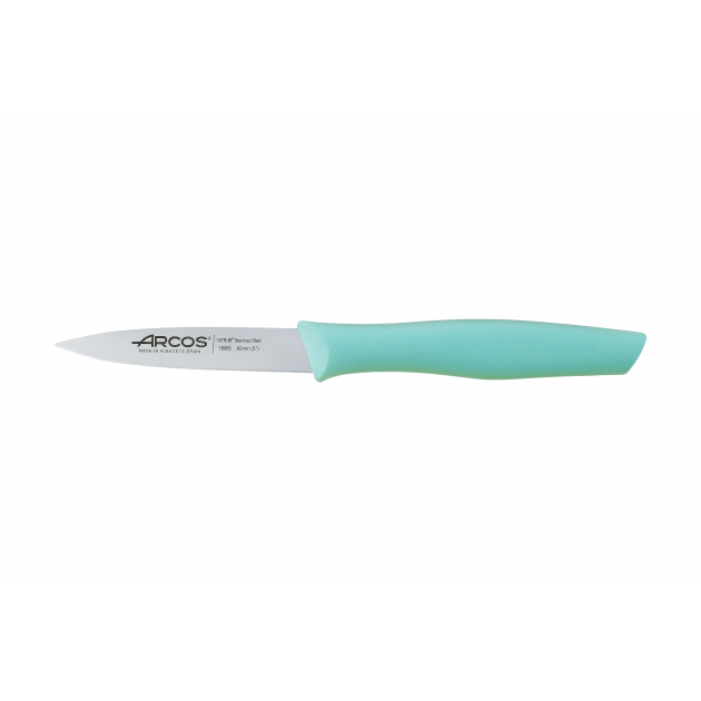 Couteau d'Office Inox 8,5 cm Vert Menthe Arcos NOVA