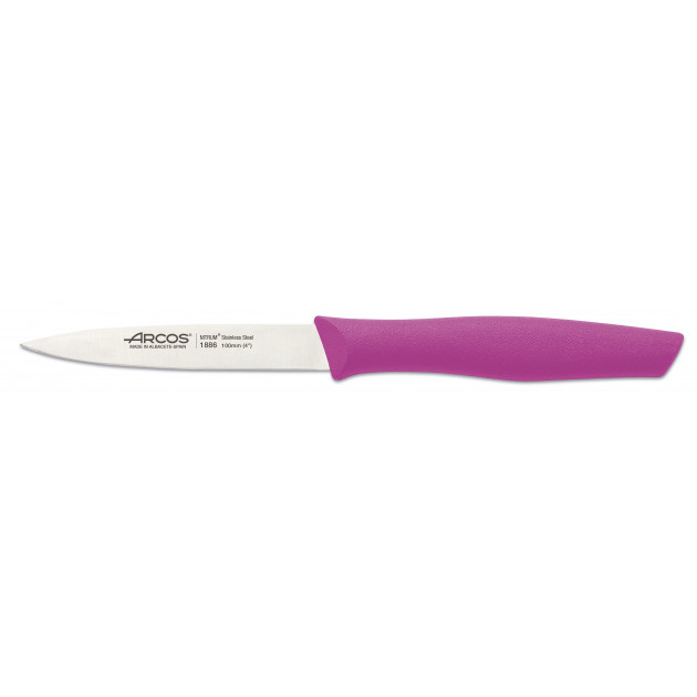 Couteau d'Office Inox 10 cm Fuchsia Arcos NOVA