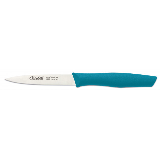 Couteau d'Office Inox 10 cm Turquoise Arcos NOVA