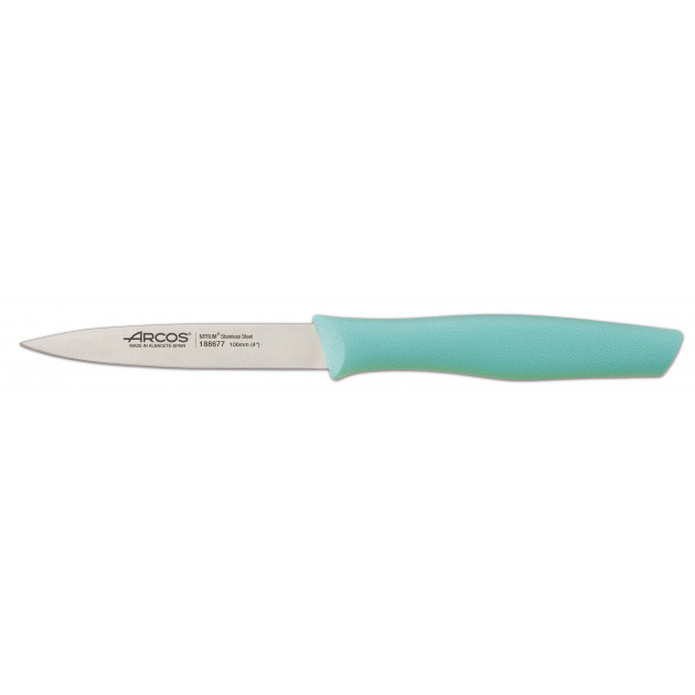 Couteau d'Office Inox 10 cm Vert Menthe Arcos NOVA