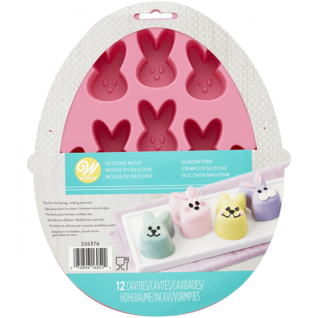 Moule Silicone Lapin 12 Cavités Wilton