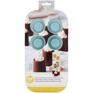 Moule Silicone Verre à Liqueur 8 Empreintes Wilton Moule Silicone Verre à Liqueur 8 Empreintes Wilton