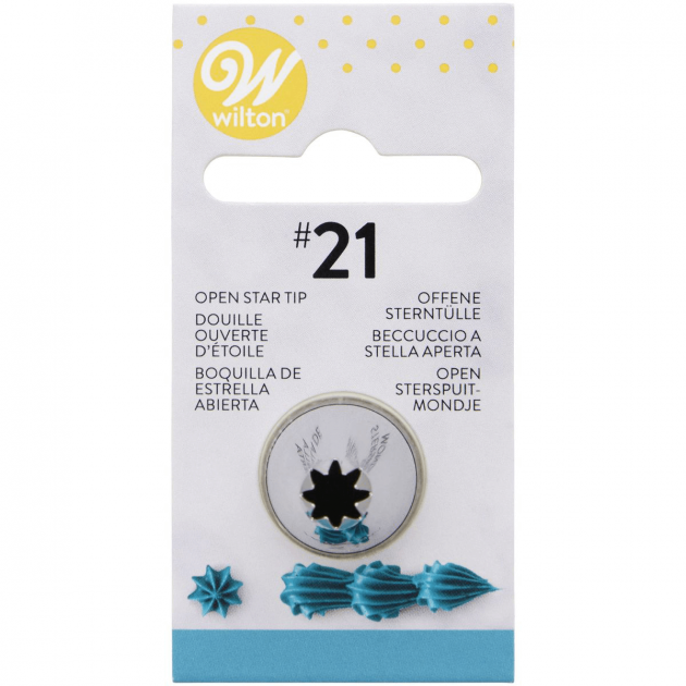 Douille Pâtissière Etoile Ouverte n°021 Wilton