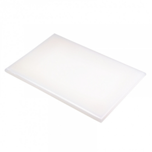 Planche à Découper 30x20 cm H 2cm Polyéthylène Blanc Planche à Découper 30x20 cm H 2cm Polyéthylène Blanc