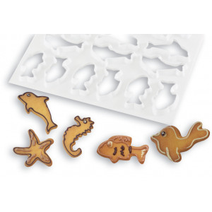 FIN DE SERIE Plaque Découpoirs Animaux Marins FIN DE SERIE Plaque Découpoirs Animaux Marins