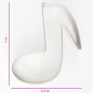 FIN DE SERIE Emporte-Pièce Note de Musique 7 cm Cookie Cutters