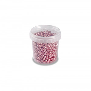 Perles en Sucre Rose Métallisé Ø 4 mm 120 g Pavoni Perles en Sucre Rose Métallisé Ø 4 mm 120 g Pavoni