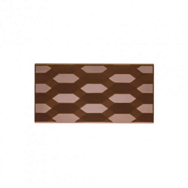 Moule Tablette Chocolat Hexa Vallée 15,4 x 7,7 x H 1 cm (x3) Pavoni