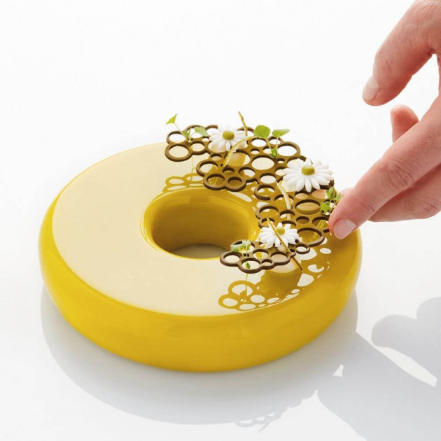 Moule silicone magique multi usage, cercle à pâtisserie, forme modulable