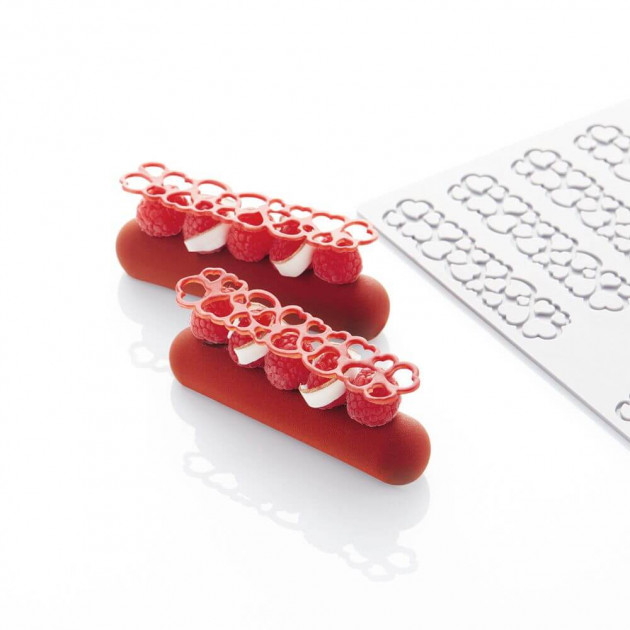 Moule pour décor pâtisserie - silicone Pavoni