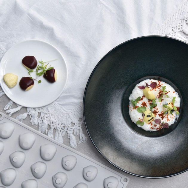 Moule silicone 3D en forme de châtaigne