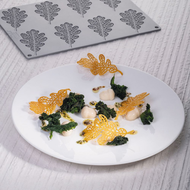Moule décor feuille de chêne Pavoni Moule décor feuille de chêne Pavoni
