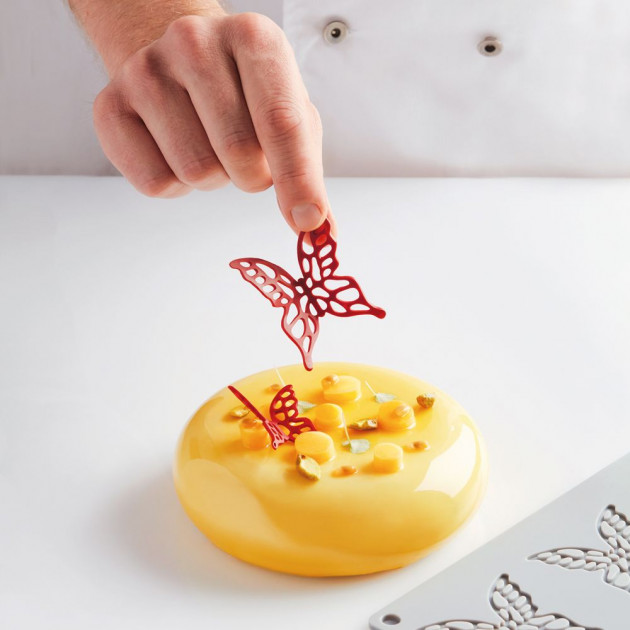 Moule en silicone Pavoni - décor papillon Moule en silicone Pavoni - décor papillon