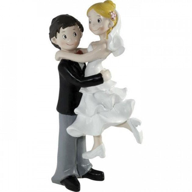 Figurine Mariage Couple Enlace 15 cm