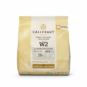 DLUO Courte Chocolat Blanc 28% W2 400g Callebaut