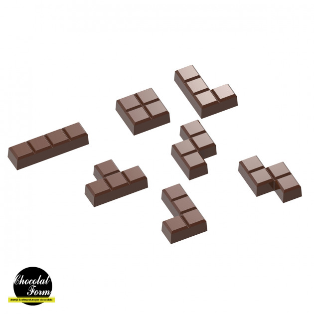 Moule Chocolat Tetromino (x14) Chocolat Form