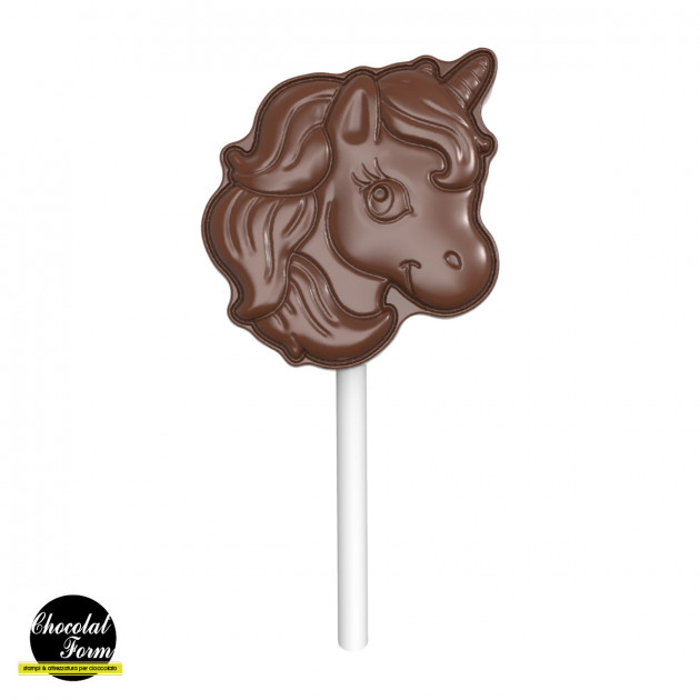 Moule Chocolat Sucette Licorne 5,2 x 4,8 cm (x5) Chocolat Form