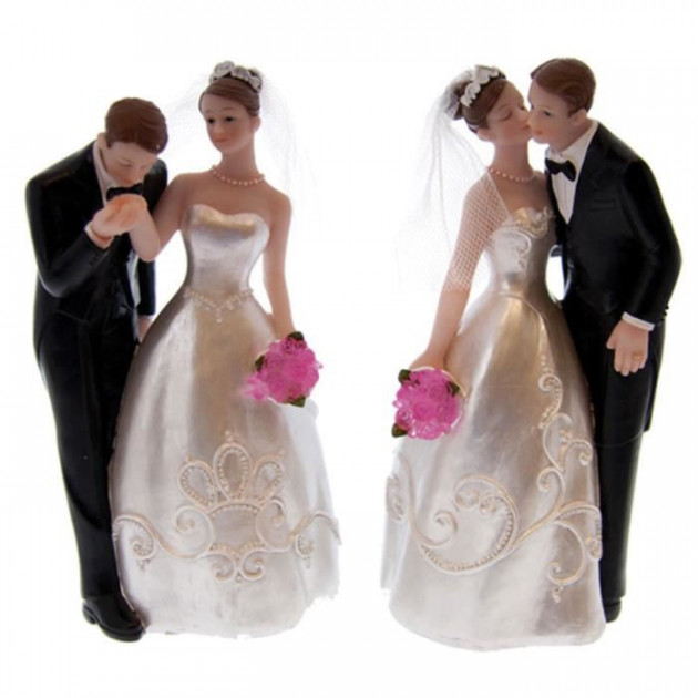 Figurine Mariage Princier 2 Modeles 16.5 cm