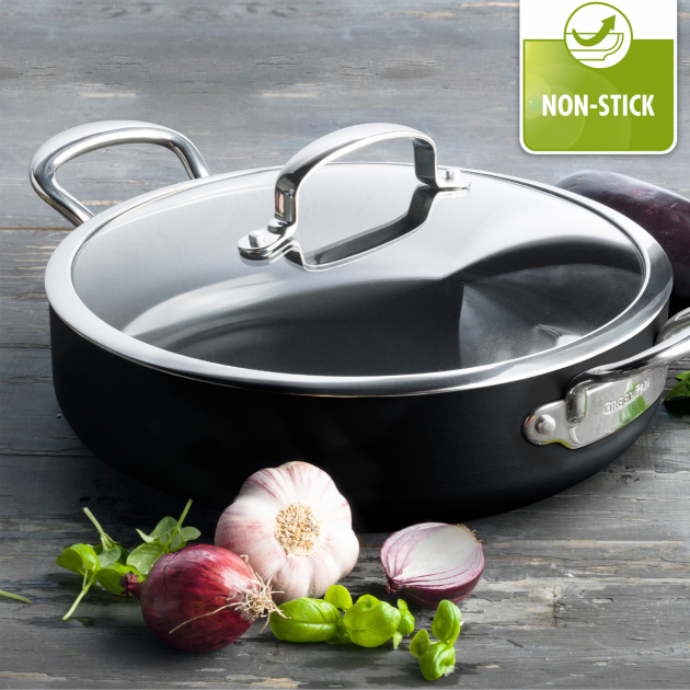 Sauteuse en Céramique 30 cm et son couvercle, collection BARCELONA PRO GreenPan™