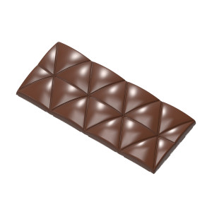 Moule Tablette Chocolat Triangles Convexes 12,4 x 5,5 cm (x4) Chocolate World