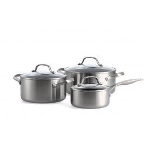 Set de 3 pièces : Casserole 16 cm + Faitout 20 et 24cm collection GENEVA GreenPan™ Set de 3 pièces : Casserole 16 cm + Faitout 20 et 24cm collection GENEVA GreenPan™