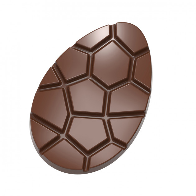 Moule Tablette Chocolat Œuf de Pâques 14 x 9,2 cm (x2) Chocolate World