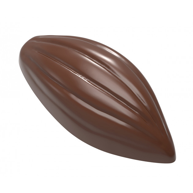 Moule Chocolat Fève de Cacao 6 lignes 4,8 x 2,1 cm (x21) Chocolate World