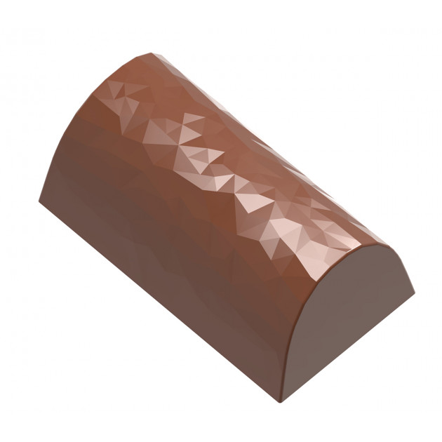 Moule Chocolat Bûche à Facettes 3,6 x 2 cm (x24) Chocolate World