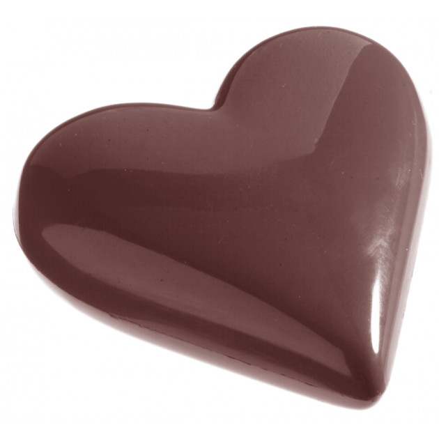 Moule Chocolat Cœur 8 x 6,9 cm (x5) Chocolate World