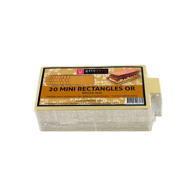 20 Petits Rectangles Couleur Or 20 Petits Rectangles Couleur Or