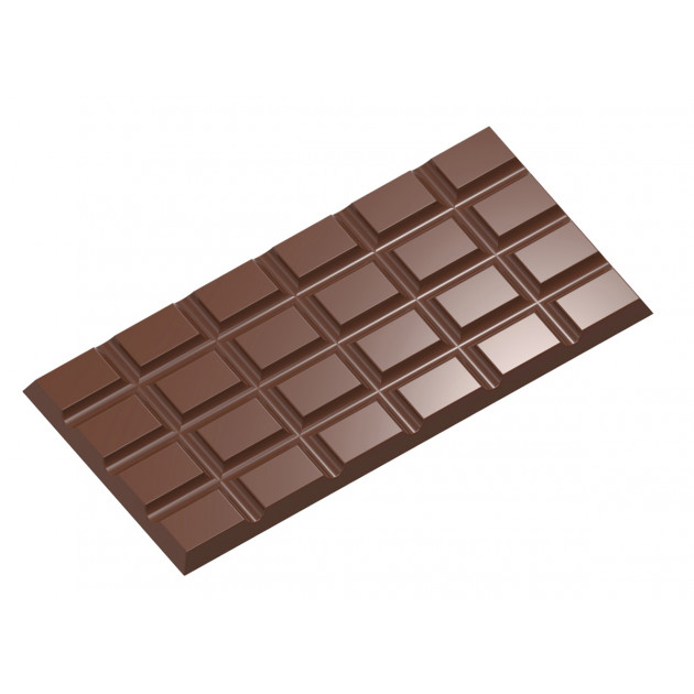 Moule Chocolat Tablette Carrés Bombés (x3) Chocolate World -  , achat acheter vente